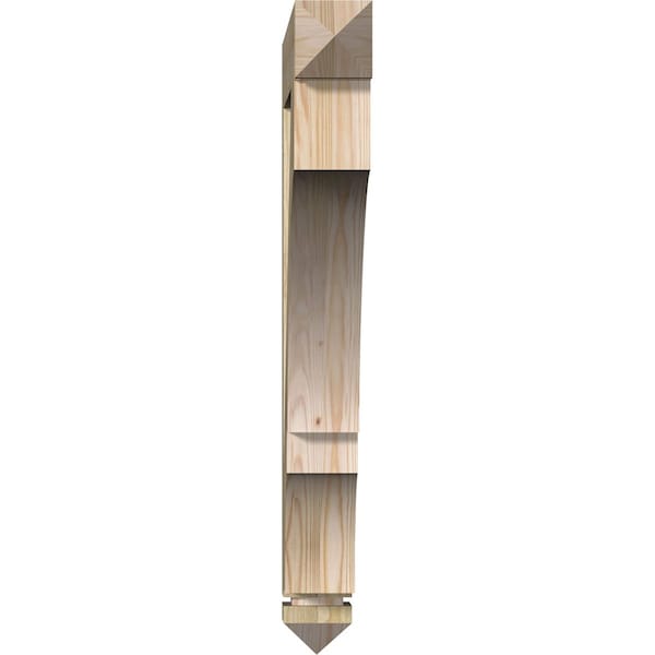 Balboa Arts & Crafts Rough Sawn Bracket, Douglas Fir, 4W X 32D X 36H